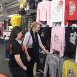 Deanna and Caitlin do a little shopping at the show.