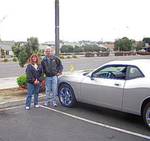 Highlight for Album: Joe and Kathy pick up the new 2009 Dodge Challenger.