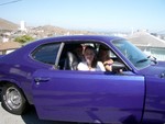 Caitlin, Stacy, and Deanna go for a ride, on the first day of school.