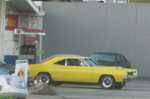 The first sign of Spring 2008 is a yellow Superbee at the gas station.