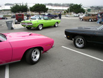 3 mopars at the 2004 El Camino High School show