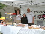 Stu, Sally, and Deanna are ready for the crowds of hungry show spectators