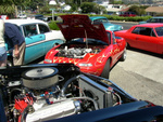 Sally's Miata found the last space available at the show.