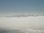 San Francisco skyline, as taken from the GG bridge turnaround.