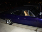 Dave's 1969 Dodge Charger. Cool seat covers!