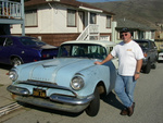 Ron Talus and his prized 1955 Pontiac Chiefton