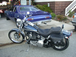 Tom Shafer shows off his mid life crisis bike, err i mean his new 97 cubic inch Harley