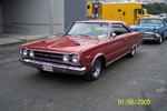 Gil Garcia's 1967 GTX waiting to enter the 2005 SF Rod and Custom show